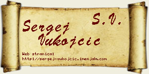Sergej Vukojčić vizit kartica